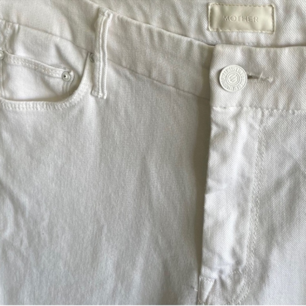 MOTHER LOOKER ANKLE FRAY Glass Slipper Jeans Size 31 - Picture 13 of 13